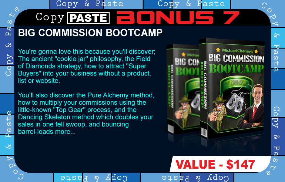 copy paste commissions bonus